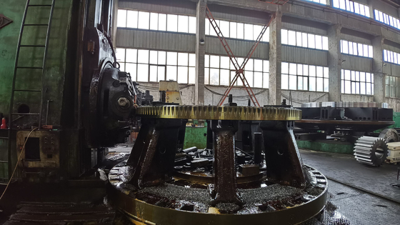 Cement Mill 28 Module Casting Steel Industrial Gears For Rotary Dryer