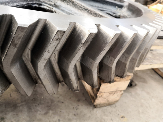 Casting Steel V Type Double Helical Gear Herringbone Gear Set