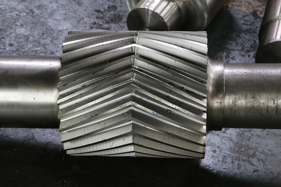 Gear Milling Herringbone Helical Gear Shaft 3.5M Length 10 Module