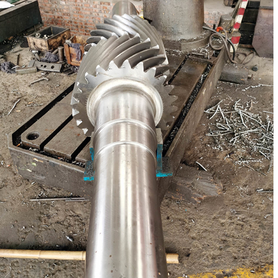 DP 1.5 25T Herringbone Double Helical Gear Shaft For Mining Equipment