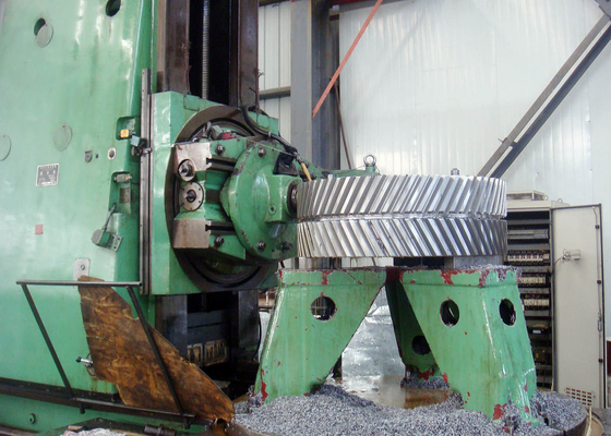 DIN 17CrNiMo6 Steel Herringbone Double Helical Gears 22 Module For Steel Factory
