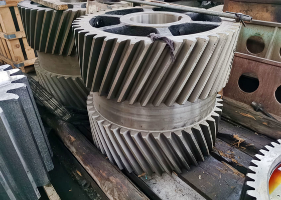 Customized Double Helical Gears with 35 Teeth and 20° Pressure Angle for Heavy Duty Applications