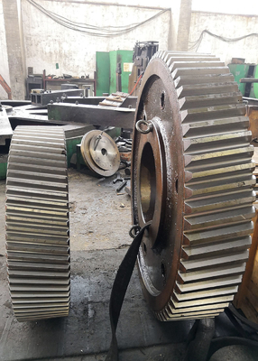 12 Module Single Helix Transmission Gears 76 Tooth For Gearbox