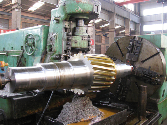 Right Angle Main Drive Helical Gear Shaft 18 Degree 14 Module