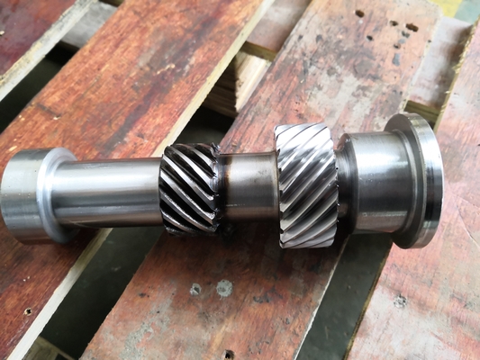 2 Module Transmission Gear Shaft 45 Degree Helix Angle 135mm Length