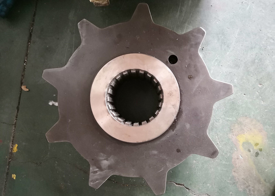 DIN 17CrNiMo6 Transmission Gears Star Sprocket With Internal Splines