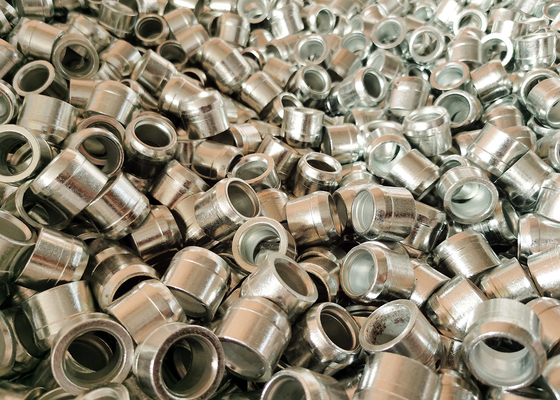 Zinc Plated ML08 Steel Ring Grooved Lock Bolt Collar For Mining Industry