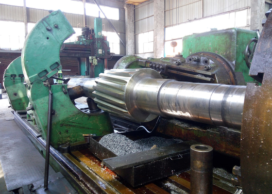 10 Module SAE 4340 Steel Helical Pinion Shaft For Heavy Duty Drive System