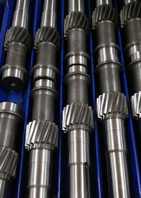 2.5 Module Transmission Gear Shaft 17 T Helical Spline Shaft