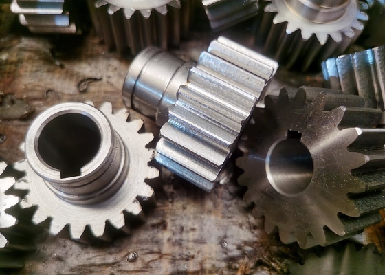 Transmission Pinion Spur Gear 40Cr Forged Alloy Steel 2 Module