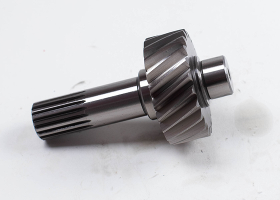 Forging Steel Pinion Helical Gear Grinding Shaft With Involute Splines