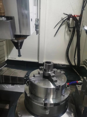 40Cr Alloy Steel Skiving Internal Helical Gears Power Helix Angle 45°