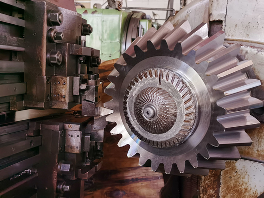 AISI 8620 Straight Bevel Gears ISO 8-9 Grade Induction Hardened 62 HRC