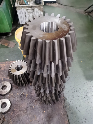 SAE 4320 14M 26T Pinion Conical Gear Straight Bevel For Cone Crusher
