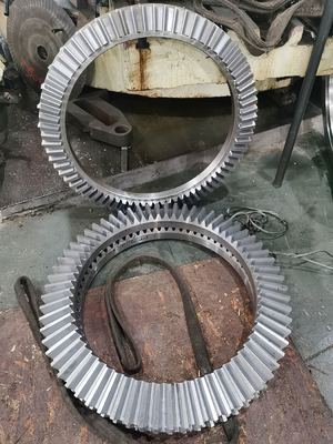 42CrMo Alloy Steel Driven Conical Gears Of Mining Equipment Cone Crusher