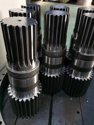 Transmission Spline Gear Shaft Sun Gear For Planet Gear System 55 HRC
