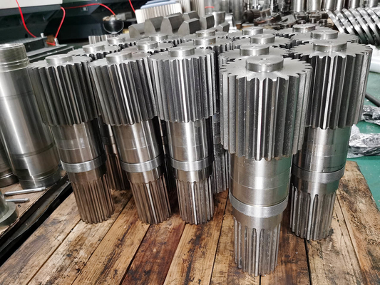 17CrNiMo6 Transmission Output Gear Spline Shaft For Planetary Gear