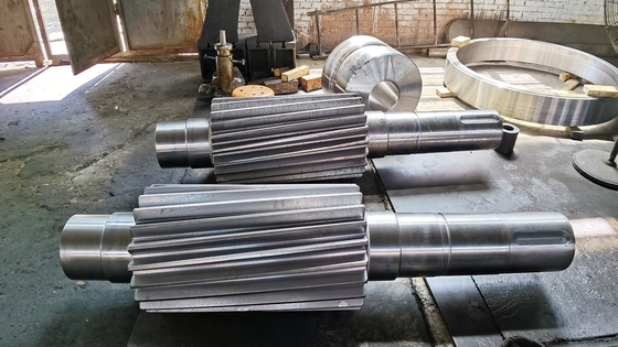 Forging Steel Pinion Helical Gear Grinding Input Main Shaft 17CrNiMo6 62 HRC