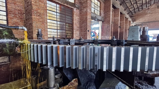 Customized Girth Gear Pressure Angle 14.5° / 20° / 25° External Pinion Type