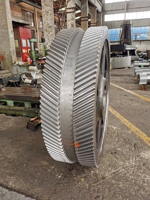 HRC58-62 Double Helical Steel Gears Industrial Machinery Module 1.0-10.0