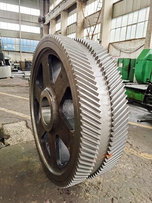 Customized Double Helical Gears DIN Class 4 With Carburizing And Quenching