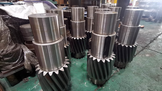 CNC Machining Transmission Steel Gear Shaft Customized Weight Carton Box Package