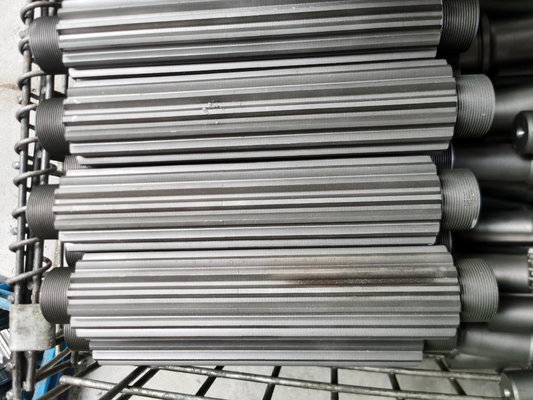 Polished Gear Spline Shaft 10 - 200 Teeth Alloy Steel  0.1-0.5mm