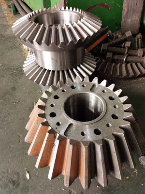 Pinion Straight Bevel Gears For Mining Equipment Cone Crusher