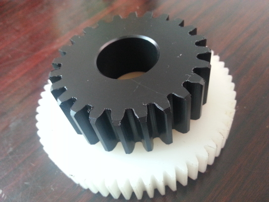 16 Module 15T Gear Grinding Metal Spur Gear With Straight Sided Spline