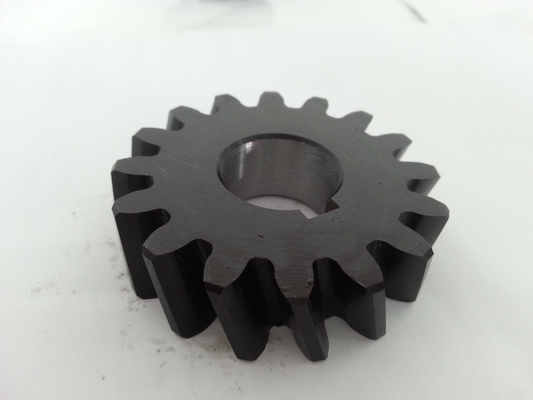 16 Module 15T Gear Grinding Metal Spur Gear With Straight Sided Spline