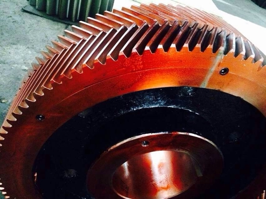 158 Tooth Herringbone Gears Durable Steel Material and ISO 8-9 Grade Accuracy for Optimal Performance