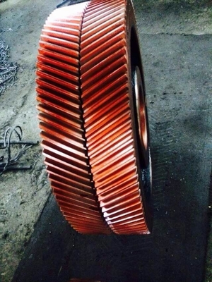 Customized Herringbone Gears with 20° Helix Angle 55 Teeth Width and 158 Tooth Number