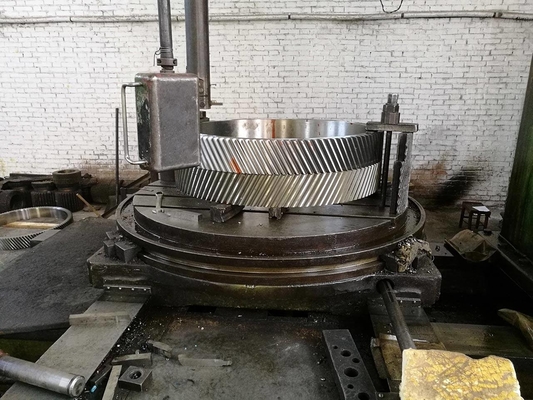 Face Width Depends On Size Herringbone Gears With Teeth Width Of 55 And Inner Type Taper Hole