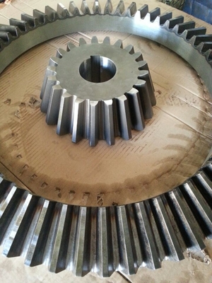 Carburizing Pinion Straight Bevel Gear For Cone Crusher Mining Equipment