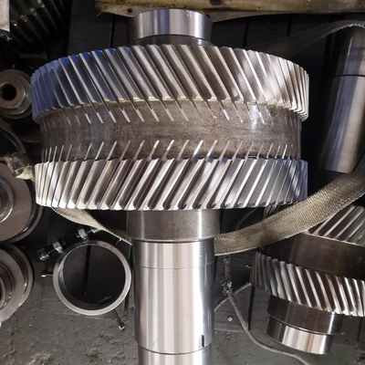DIN 18CrNiMo7 4 Module 77T Double Helical Gears