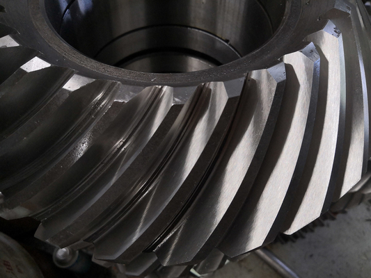 11 Module Helical Bevel Gear 20CrMnTi Grinding Transmission Gears