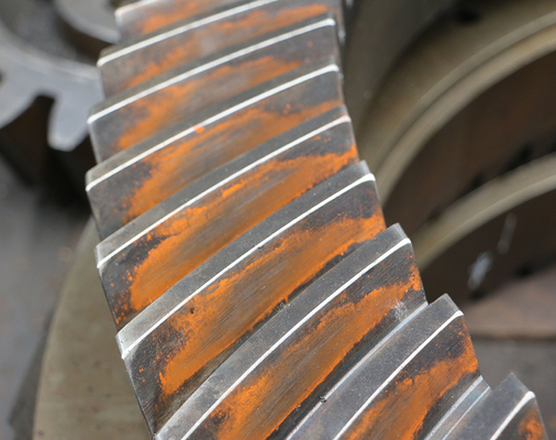 Right Angle 90 Degree Bevel Gear 12.5 Module 535mm Outer Diameter
