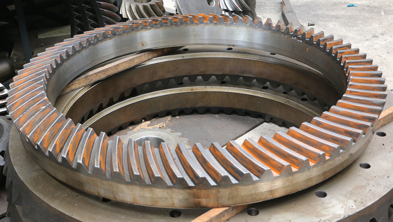 Right Angle 90 Degree Bevel Gear 12.5 Module 535mm Outer Diameter