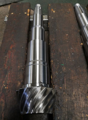 Right Hand Spiral Bevel Gear Shaft 6.5 Module 503mm Length