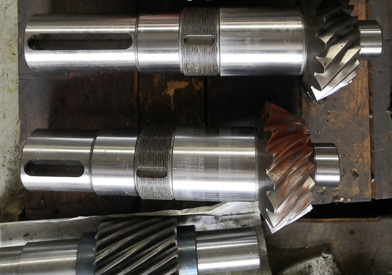 AISI 4320 Steel Bevel Gear Set Helix Bevel Gear DP3.09 12T 33T