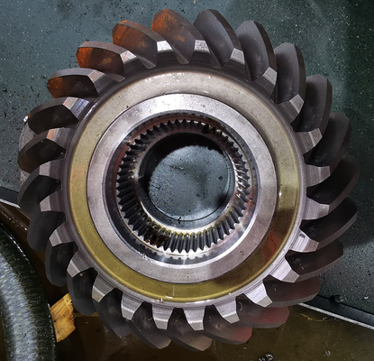 DIN 6 Accuracy Spiral Bevel Gears Grade 2.5 Axial Pitch ISO 6-7 Grade