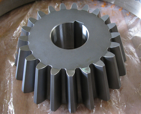 Forging Steel Straight Bevel Gear For Cone Crusher 14.5 Module