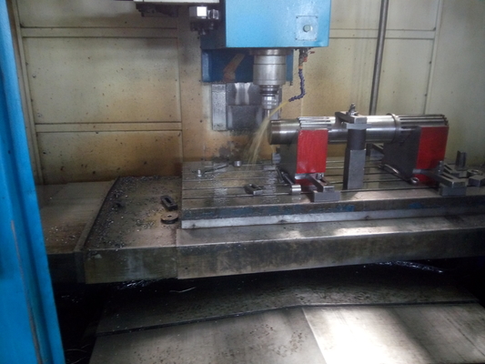 45° Helix Angle Gear Spline Shaft Alloy Steel With Ra0.4 Roughness
