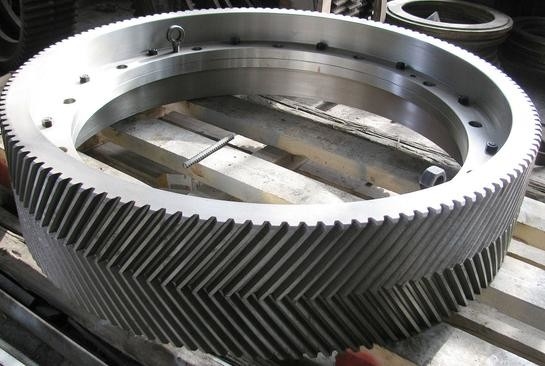 AISI 4340 Steel Assembled Herring Bone Gear Transmission Spare Parts