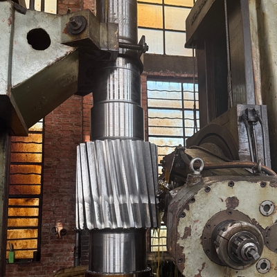Precision CNC Machined Helical Gear Shaft for Power Transmission