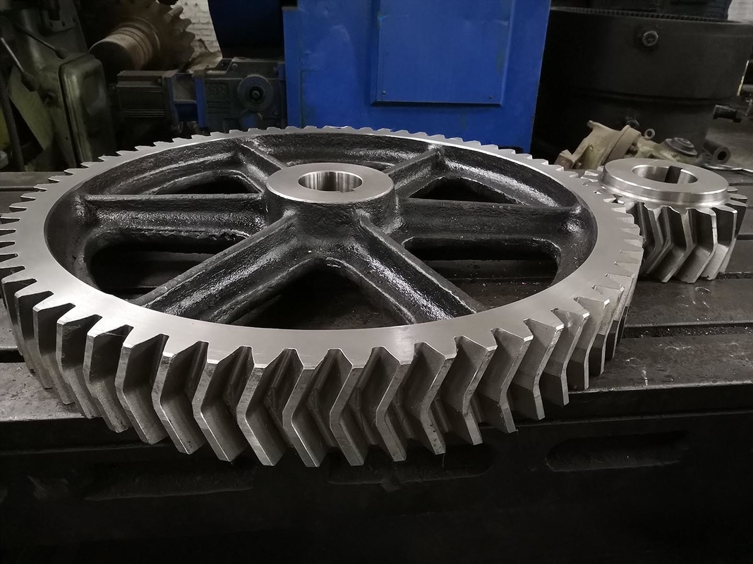 11.33 Module Special Designed Herringbone Gear Set For Punching Machine