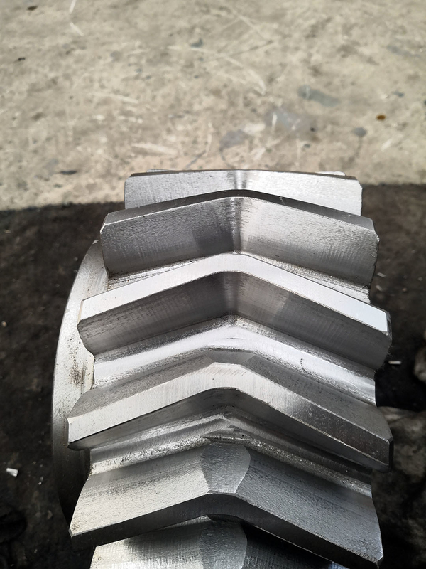 Pinion Herringbone Gear Set For Steel Factory