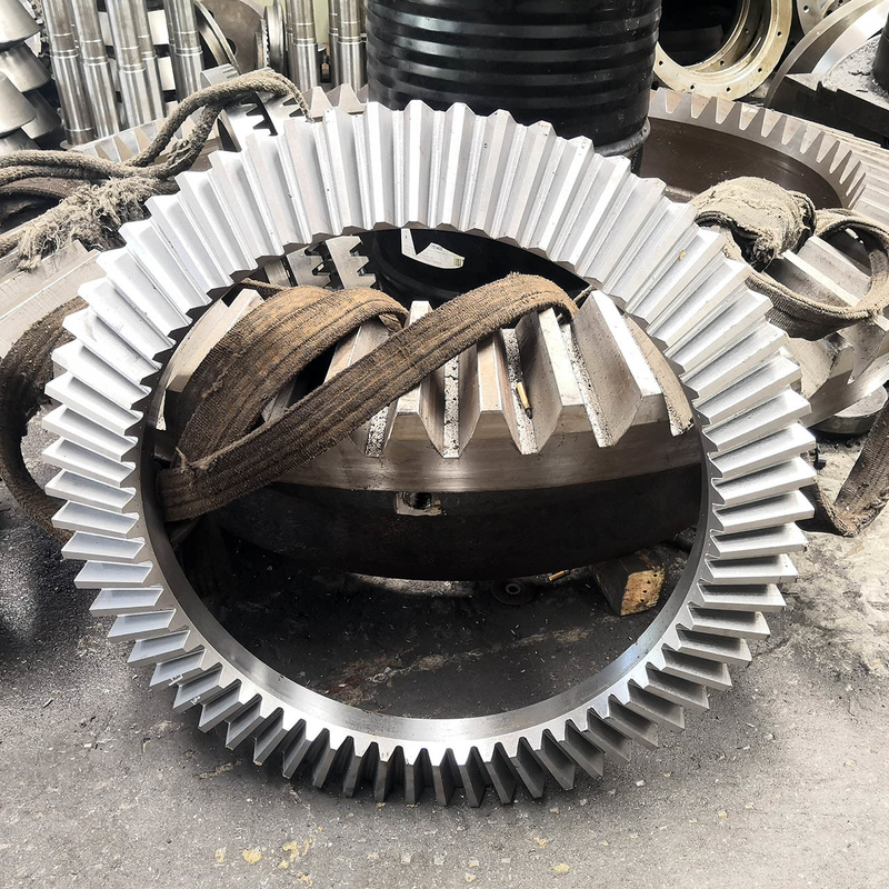 Customized 90 Degree Coniflex Straight Bevel Gears For Steel Plant