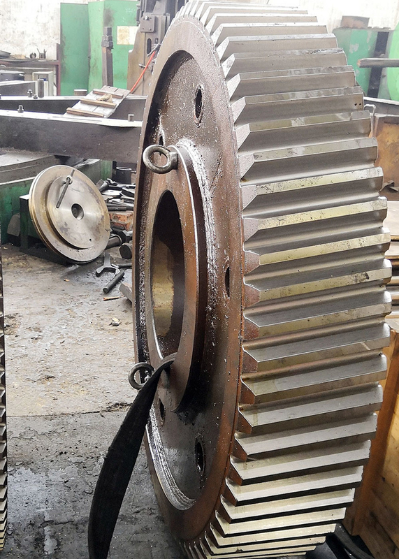 8 Module Transmission Helical Tooth Gear 40XMA 42CrMo For Industrial Speed Reducer