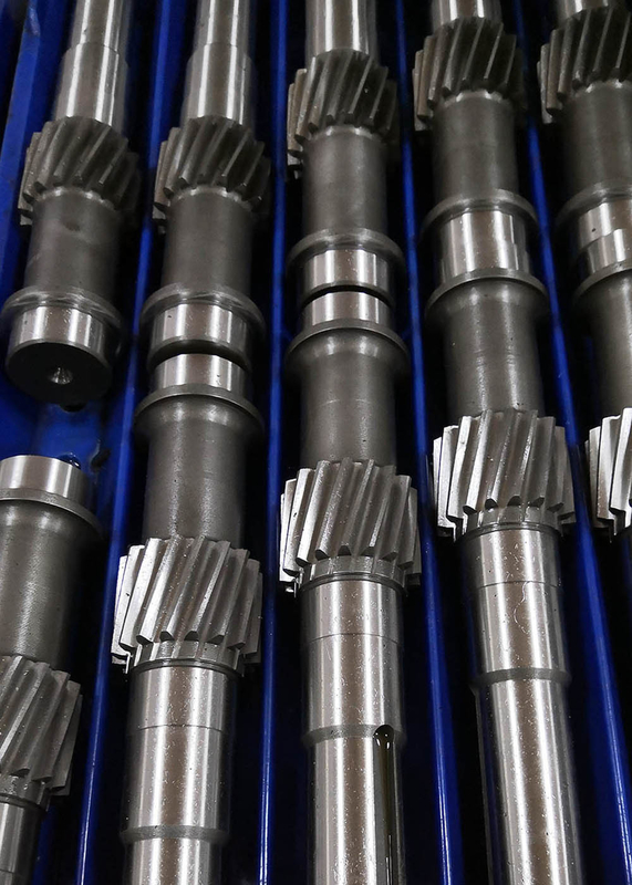 2.5 Module Transmission Gear Shaft 17 T Helical Spline Shaft